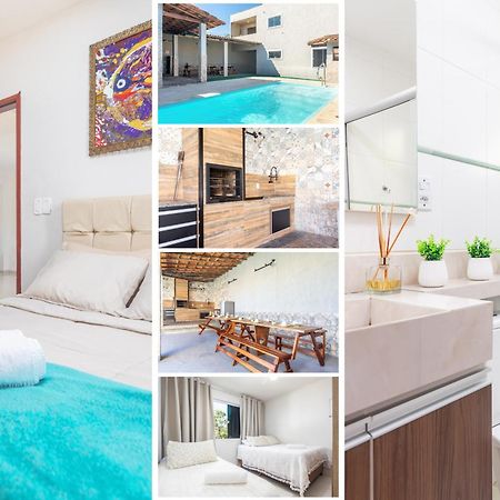 Refugio Tropical Casa De Praia Com Piscina Aquecida E 4 Suites E Garagem 3 Carros, 800 Mtrs Da Praia Internet 700 Mbps, Condominio Privado Com Pista De Skate , Quadra De Futevolei , Campos E Quadras De Futebol! Cabo Frío Exterior foto