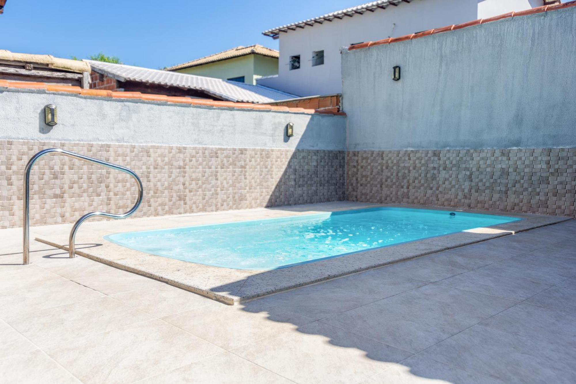 Refugio Tropical Casa De Praia Com Piscina Aquecida E 4 Suites E Garagem 3 Carros, 800 Mtrs Da Praia Internet 700 Mbps, Condominio Privado Com Pista De Skate , Quadra De Futevolei , Campos E Quadras De Futebol! Cabo Frío Exterior foto